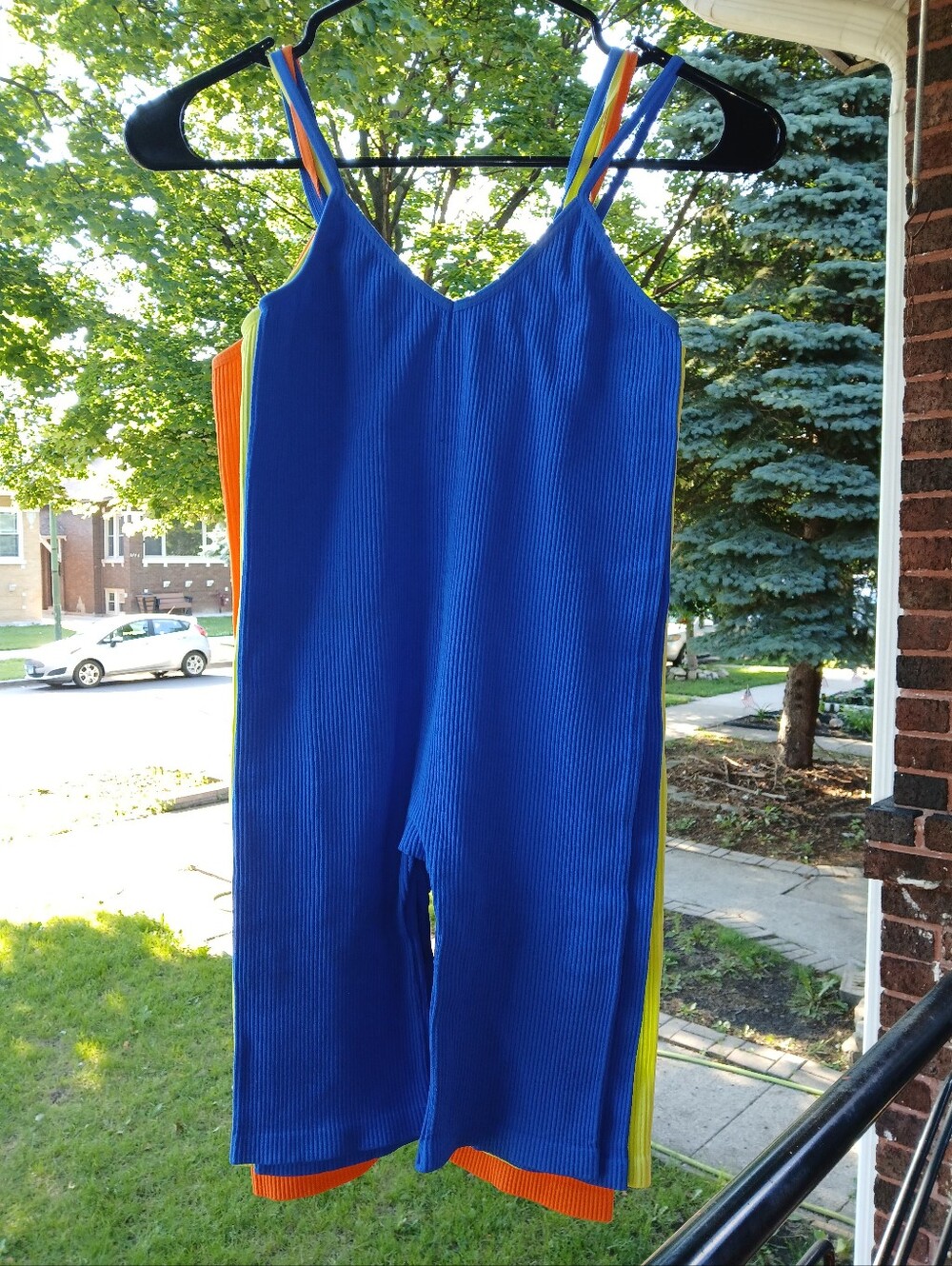 Ribbed One-Piece Romper